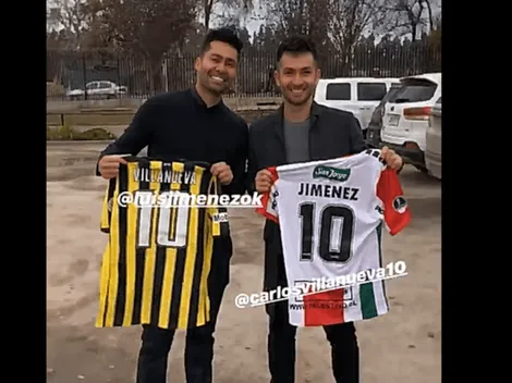 El cambio de camiseta de Luis Jiménez y Carlos Villanueva