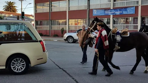 Un caballo de Hugo Cardemil escoltó el féretro hasta su última morada