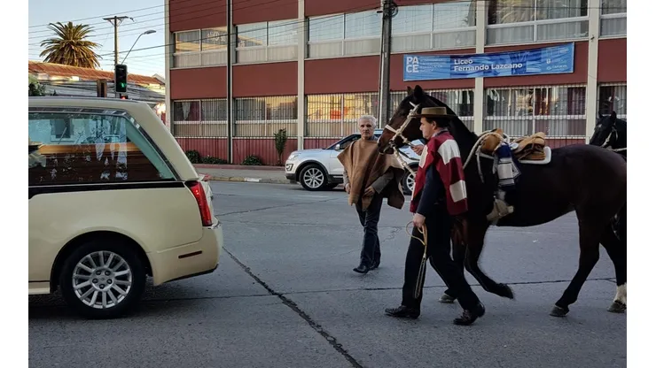 Un caballo de Hugo Cardemil escoltó el féretro hasta su última morada