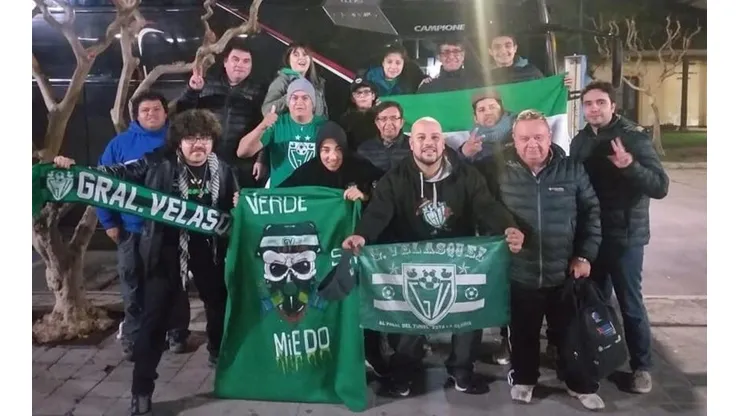 Hinchas de General Velásquez viajan a Arica