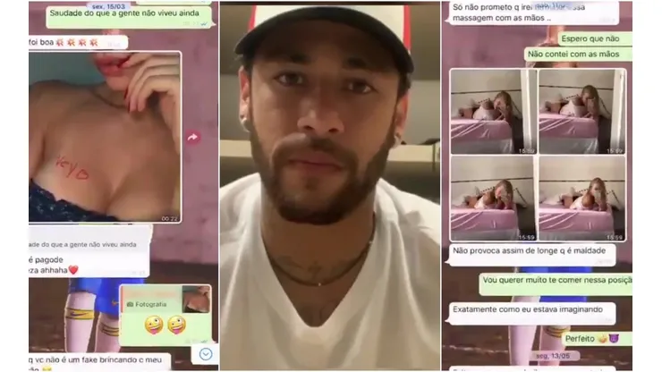 Neymar expuso pruebas de la extorsión de la que asegura es víctima