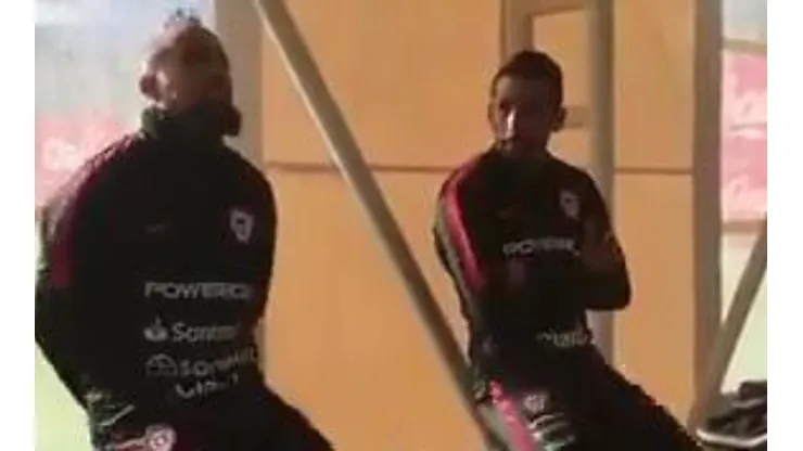 Arturo Vidal y Mauricio Isla ya trabajan con la Roja