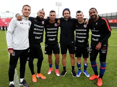 Vidal comparte con Carmona, Valdivia, Medel, Vargas y Bose en la Roja