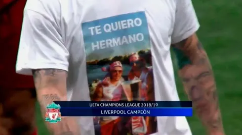 Moreno le rinde hermoso homenaje a Reyes en la Champions