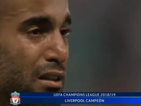 El desconsolado llanto de Moura tras perder la final de la Champions League