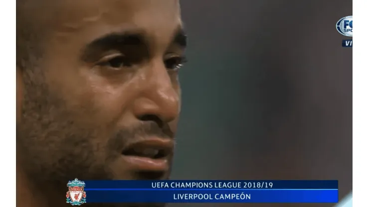 El desconsolado llanto de Moura tras perder la final de la Champions League