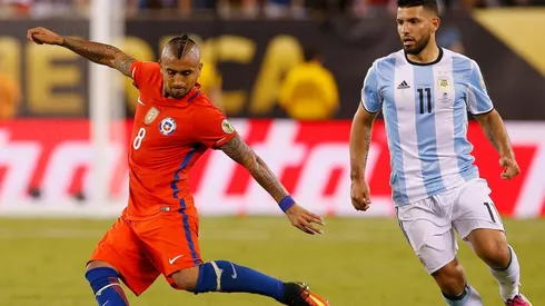 Chile vs Argentina jugando en Estados Unidos