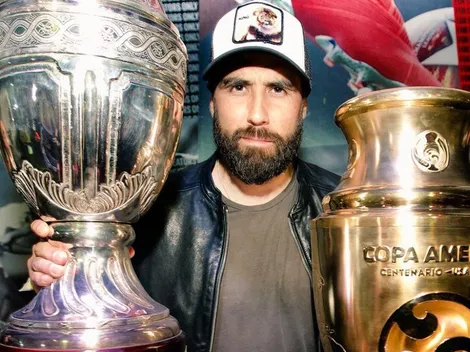 Claudio Bravo se encontró con "estas dos hermosas amigas"