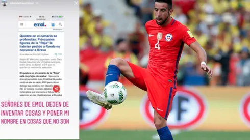 Mauricio Isla niega haberle bajado el dedo a Claudio Bravo: "Dejen de inventar cosas"