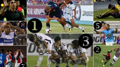 El orden cronológico de los eliminados en copas internacionales. Un desastre