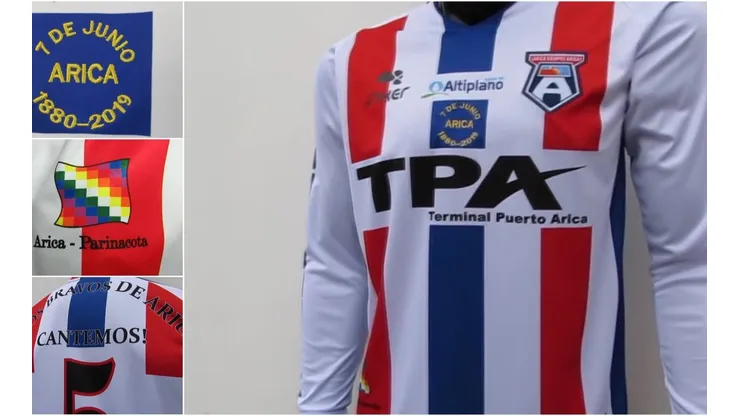 La bella camiseta del Bravo de Arica