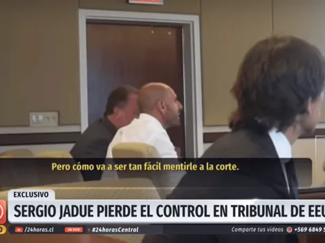 Triste pataleta de Sergio Jadue en corte de Miami por pagar pensión