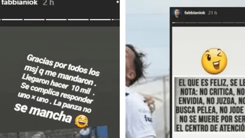 El descargo de Cristián Fabbiani:"La panza no se mancha"