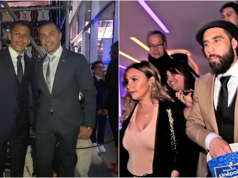 Díaz y Bravo llegaron a la avant premier de la película de Alexis