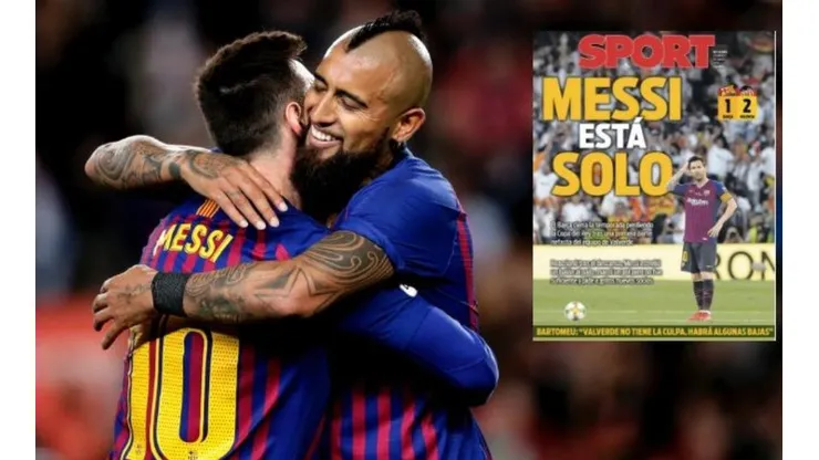 "Messi está solo"