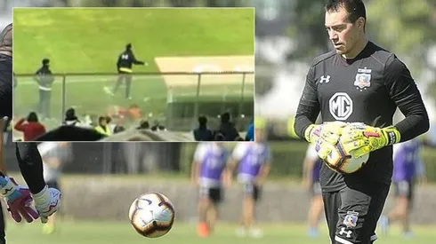 Dario Melo vuelto loco en la banca de Colo Colo