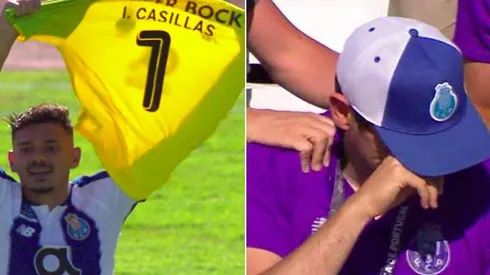 Iker Casillas rompe en llanto con dedicatoria del gol del Porto
