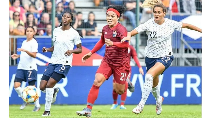 El partido marcó el final de la preparación mundialera tanto para Francia como para Tailandia