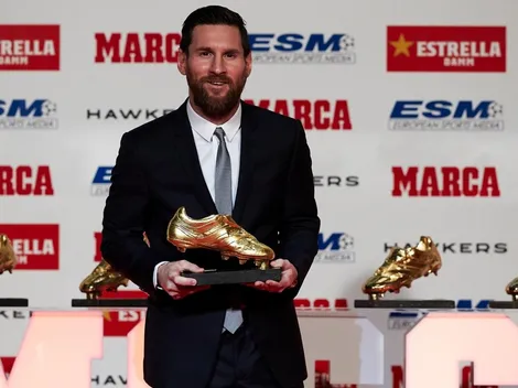 Lionel Messi gana su sexta Bota de Oro en su carrera