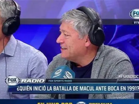Pato Yáñez y Barti desclasifican mocha entre Colo Colo y Boca del 91