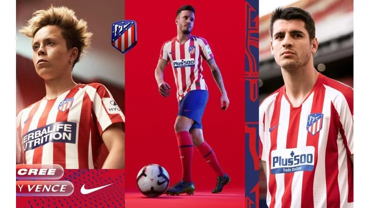 Atlético Madrid presenta su nueva camiseta con Morata de figura