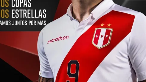 Perú presentó su camiseta para la Copa América con su dos estrellas en el escudo