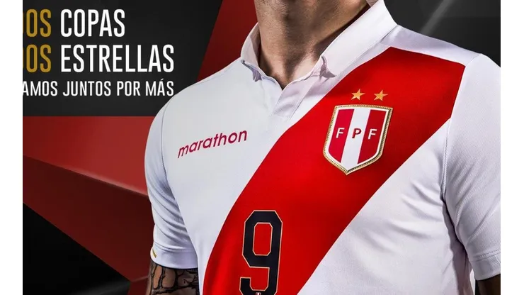 Perú presentó su camiseta para la Copa América con su dos estrellas en el escudo