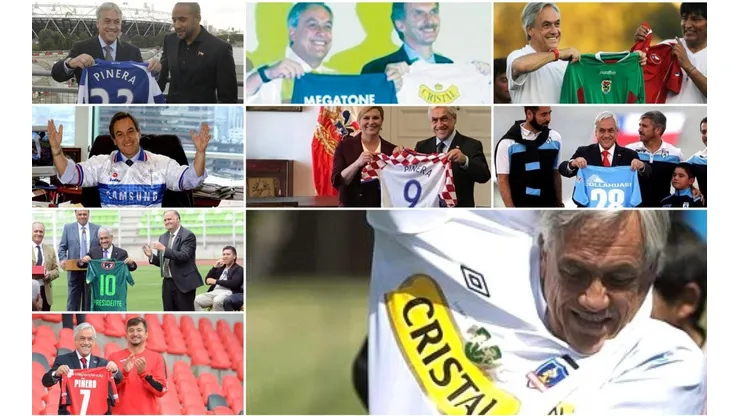 Piñera tiene una buena colección de camisetas a estas alturas