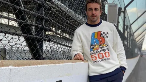 Alonso solo quedó para las fotos en Indianapolis