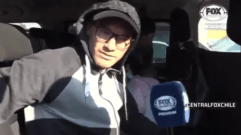 Charles Aránguiz llegando a Chile