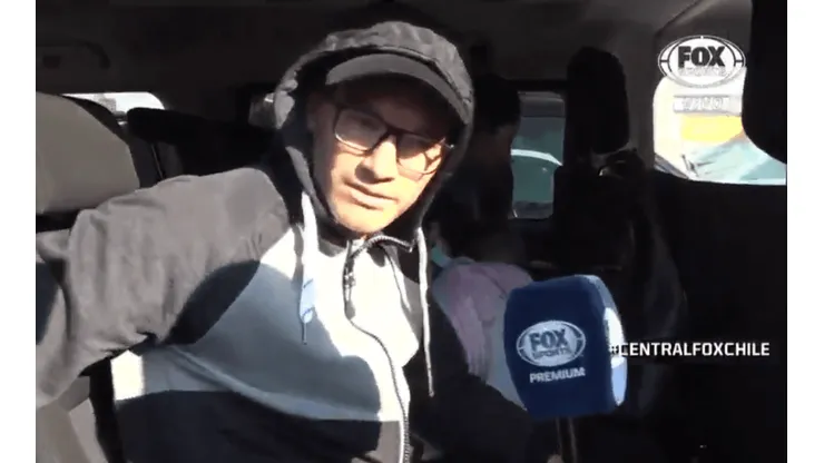Charles Aránguiz llegando a Chile