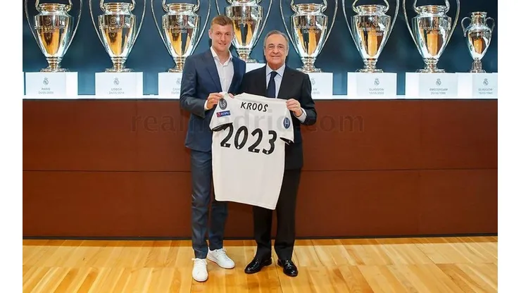 Toni Kroos renueva con Real Madrid hasta el 2023