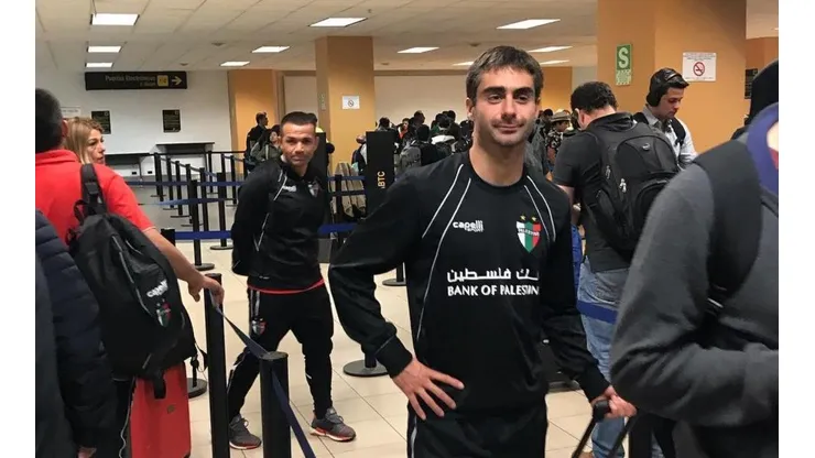 Palestino viajando a Lima
