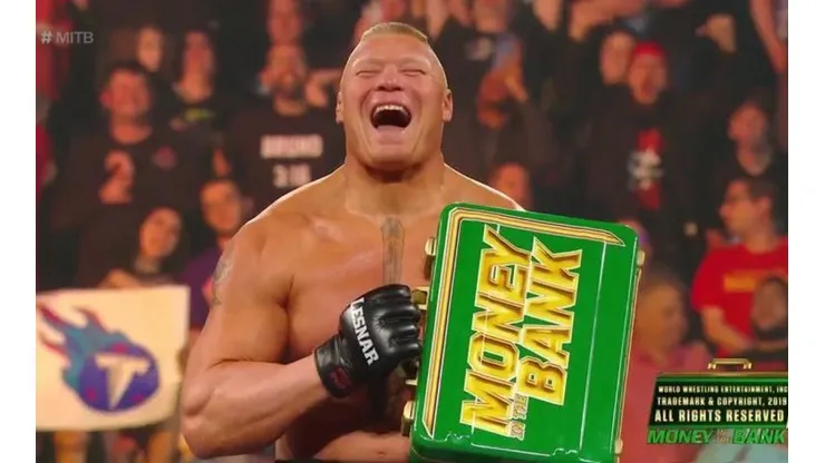 Brock Lesnar sorprende a todos y gana el maletín en Money In The Bank