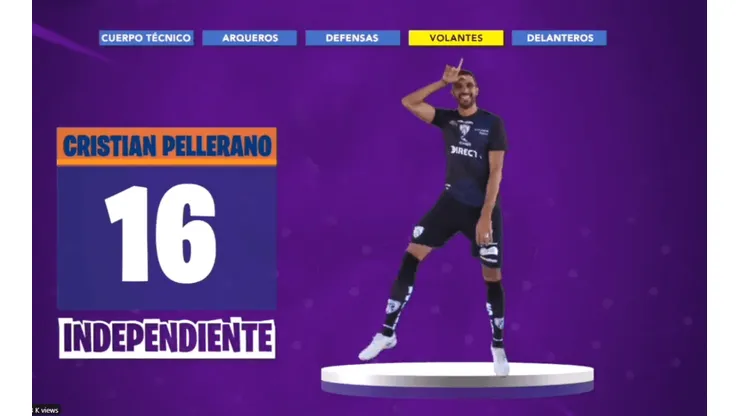 Baile Fortnite de Independiente del Valle