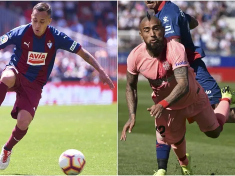 EN VIVO | Doblete de Messi y asistencia de Vidal en empate ante Éibar