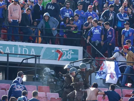 Hinchas de la U golpean a la hermana de Paredes en el Estadio Nacional