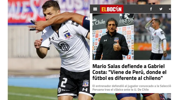 Prensa peruana destaca férrea defensa de Mario Salas a Gabriel Costa