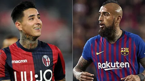 Erick Pulgar y Arturo Vidal