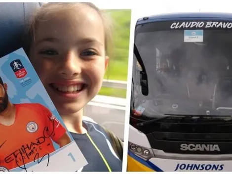 Claudio Bravo pagó un bus para los hinchas del City que viajaron a Wembley