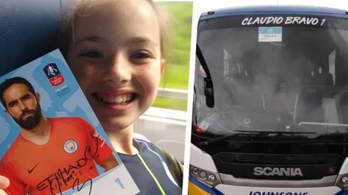 Claudio Bravo pagó un bus para los hinchas del City que viajaron a Wembley