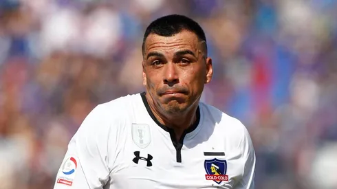 Esteban Paredes en un Superclásico