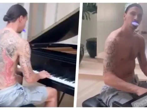 A lo Alexis: Zlatan Ibrahimović también tiene dedos para el piano y se luce tocando en Instagram