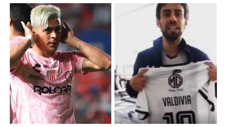 El actual jugador de la MLS recibió un cariñoso regalo del Mago valdivia
