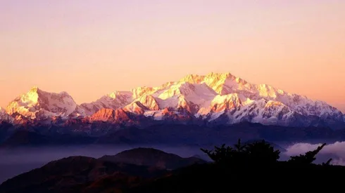 La vista del Kanchenjunga y sus 8.586 metros sobre el nivel del mar