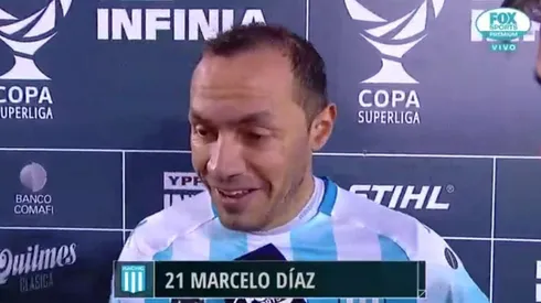 Díaz se ríe consultado por la Roja y la Copa América.