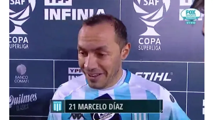 Díaz se ríe consultado por la Roja y la Copa América.