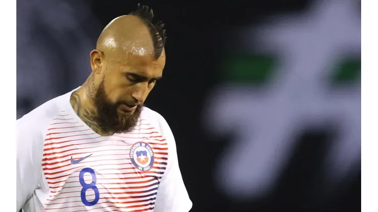 Arturo Vidal no pudo estar en el último partido de las eliminatorias ante Brasil