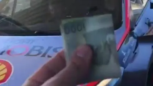 La imagen que quedó para la posteridad