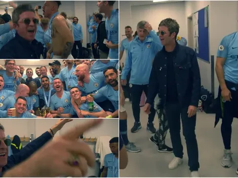 Noel Gallagher canta Wonderwall con Bravo y el City campeón